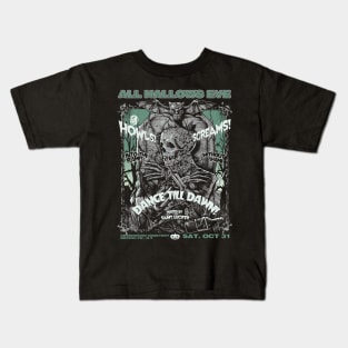 "ALL HALLOWS EVE" Kids T-Shirt